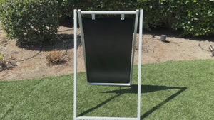 Large Metal A Frame Chalkboard Sign Video