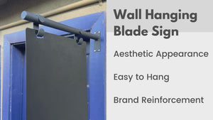 Wall Hanging Blade Sign Product Video